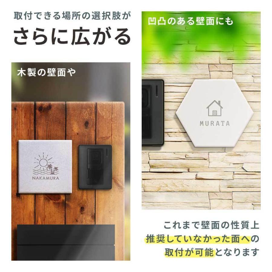 表札取付用 補助ボルト 表札の取付が安定 表札 戸建て おしゃれ アクリル タイル 木製門柱 枕木 凹凸壁面 表札用オプション(np-op02) | ブランド登録なし | 02