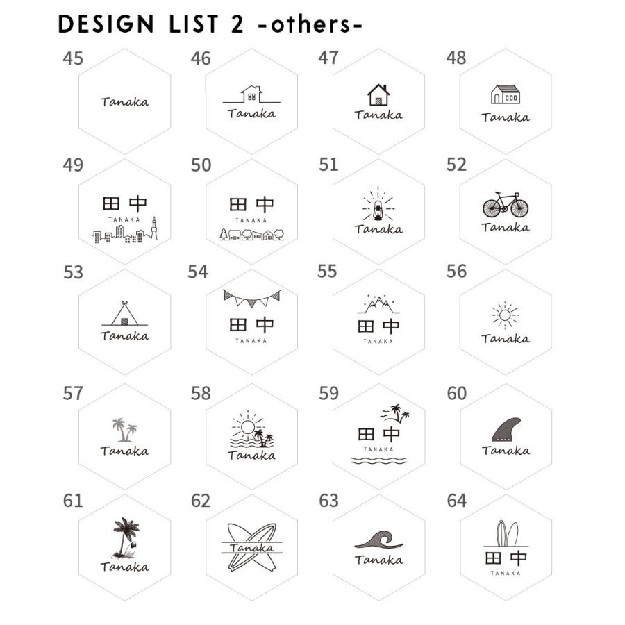 表札 おしゃれ 戸建て タイル 六角形 風水 犬 二世帯 住所 部屋番号 猫 両面テープ 貼り付け 貼る (tile-np03) | IDEA MAKER | 08