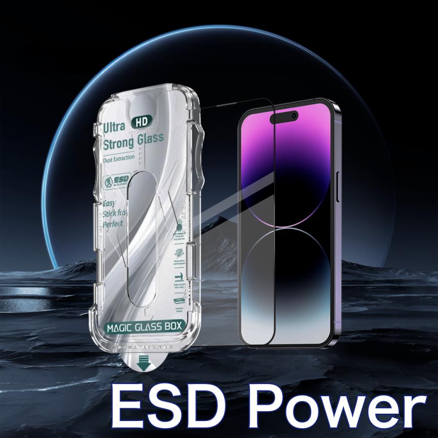 ひとつのホコリも見逃さないワンタッチ式スマホ保護フィルム×２枚セット |  | 02