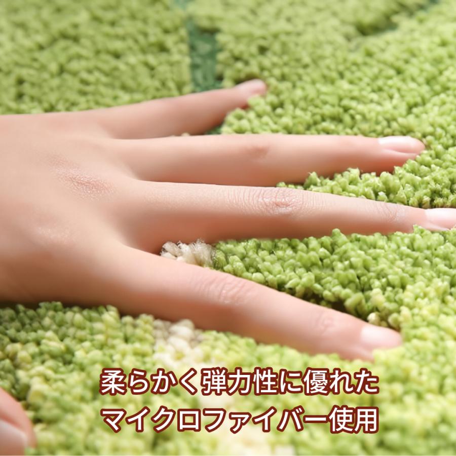 玄関マット・リーフ ５０ｃｍ×８０ｃｍ 屋内 バス 洗える マイクロファイバー 速乾 洗濯機 かわいい モンステラ リーフ 滑り止め おしゃれ 風水 |  | 01