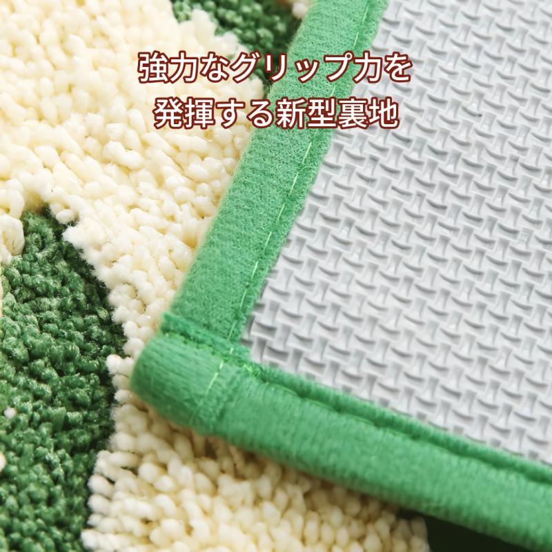 玄関マット・リーフ ５０ｃｍ×８０ｃｍ 屋内 バス 洗える マイクロファイバー 速乾 洗濯機 かわいい モンステラ リーフ 滑り止め おしゃれ 風水 |  | 03