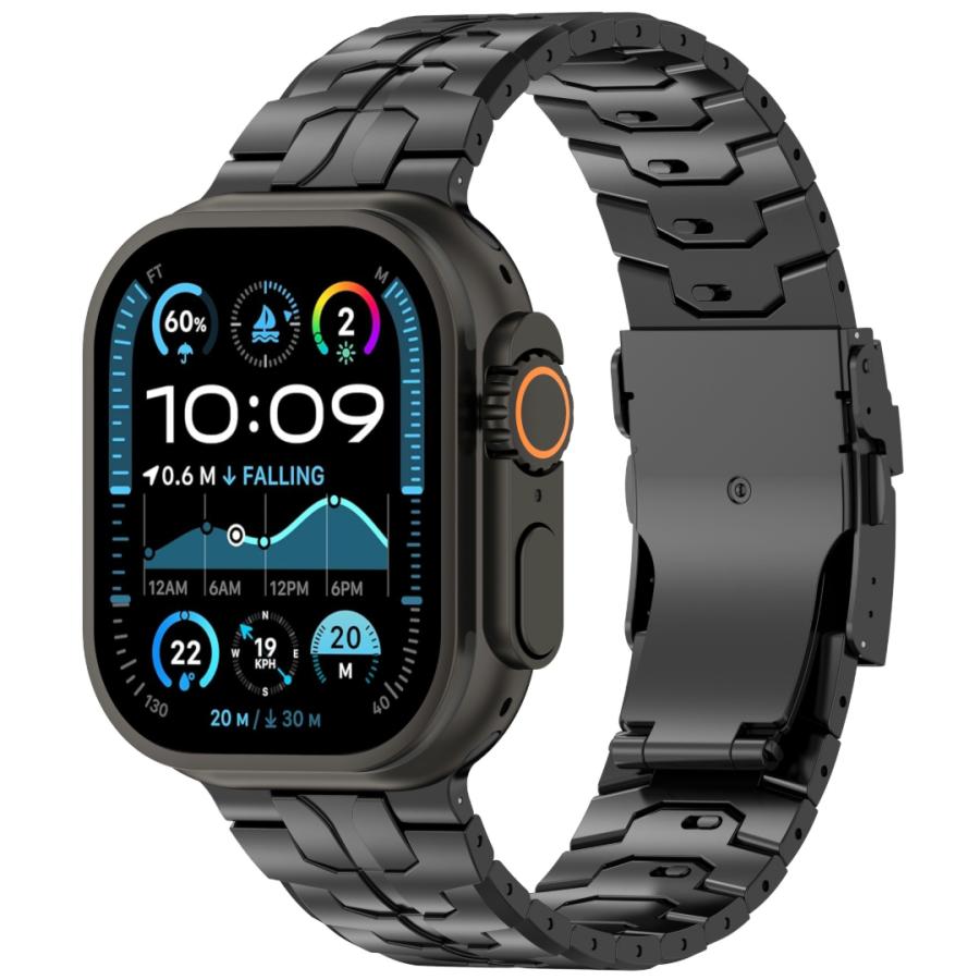 アップルウォッチ交換バンド 傷つきにくいDLC加工・チタン ti-002 |  | 02