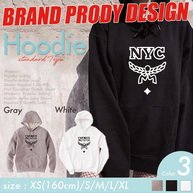 Nyc 大人気ブランド パロディ おもしろ パーカー 韓国 Mcmパロディ ペアルック おしゃれ 可愛い Hoodie デザイン ユニセックス 男女共用 Dp Fabian 通販 Yahoo ショッピング