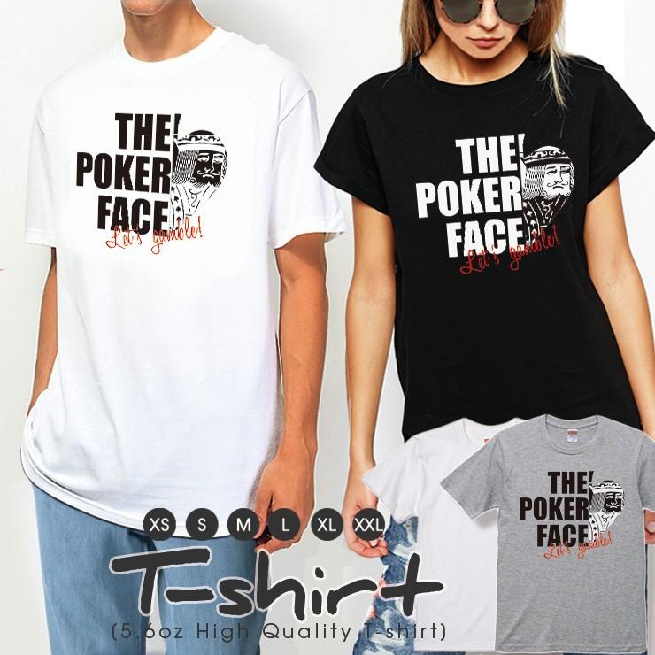 Tシャツ ポーカー フェイス ブランド パロディ バカラ トランプ カジノ ジャック キング クイーン 絵札 Tシャツ 半袖 ユニセックス おしゃれ スペード Dt Fabian 通販 Yahoo ショッピング