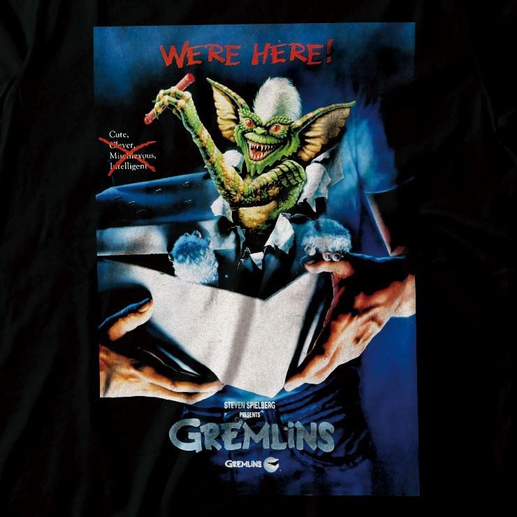 Tシャツ カットソー UNISEX   おしゃれ  Uネック クルーネック プリントTシャツ ムービー 映画 グレムリン gremlins モグワイ ギズモ｜fabian｜02