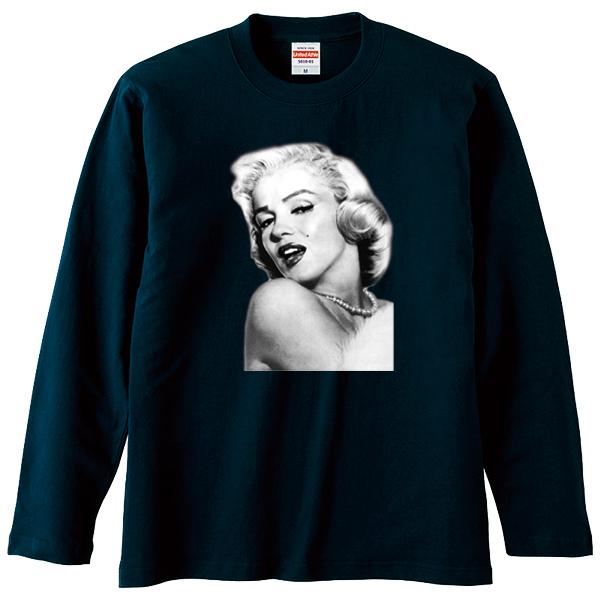 ストリート大人気ブランド ロンT longsleeve ロングスリーブ 長袖 スウェット マリリンモンロー Marilyn Monroe オシャレ トレンド 女優 男女兼用 ユニセックス｜fabian｜05