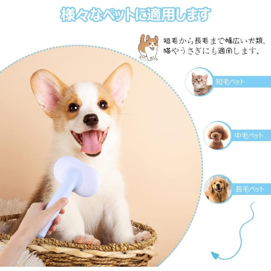 年末のプロモーション トイレ用品 ペットブラシ 毛取り 犬用 猫用 5in1 ブラシセット ワンプッシュで抜け毛除去 中小型犬猫 ピンブラシ 毛取りコーム アキペット 短毛 長毛 片手 Www Threeriversofs Com