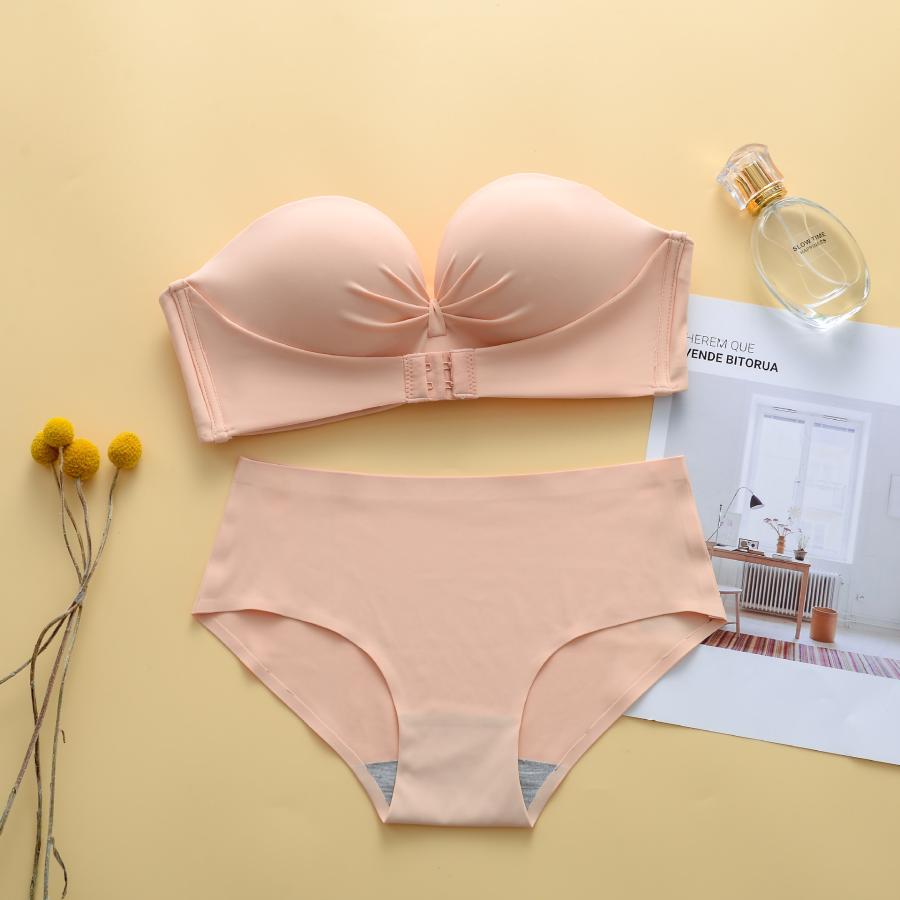 ブラジャー ショーツセット 下着女性 上下セット ストラップレスブラ