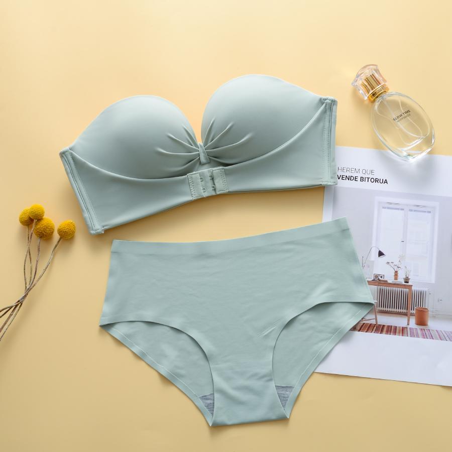 ブラジャー ショーツセット 下着女性 上下セット ストラップレスブラ