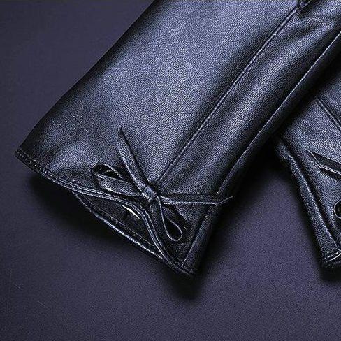 手袋 レディース 防寒 グローブ 革手袋 スマホ対応 PUレザー 裏起毛