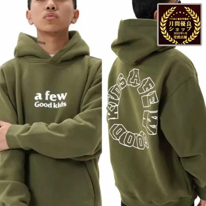 a few good kids 3Dサークルロゴ パーカー DONCARE AFGK カーキ 