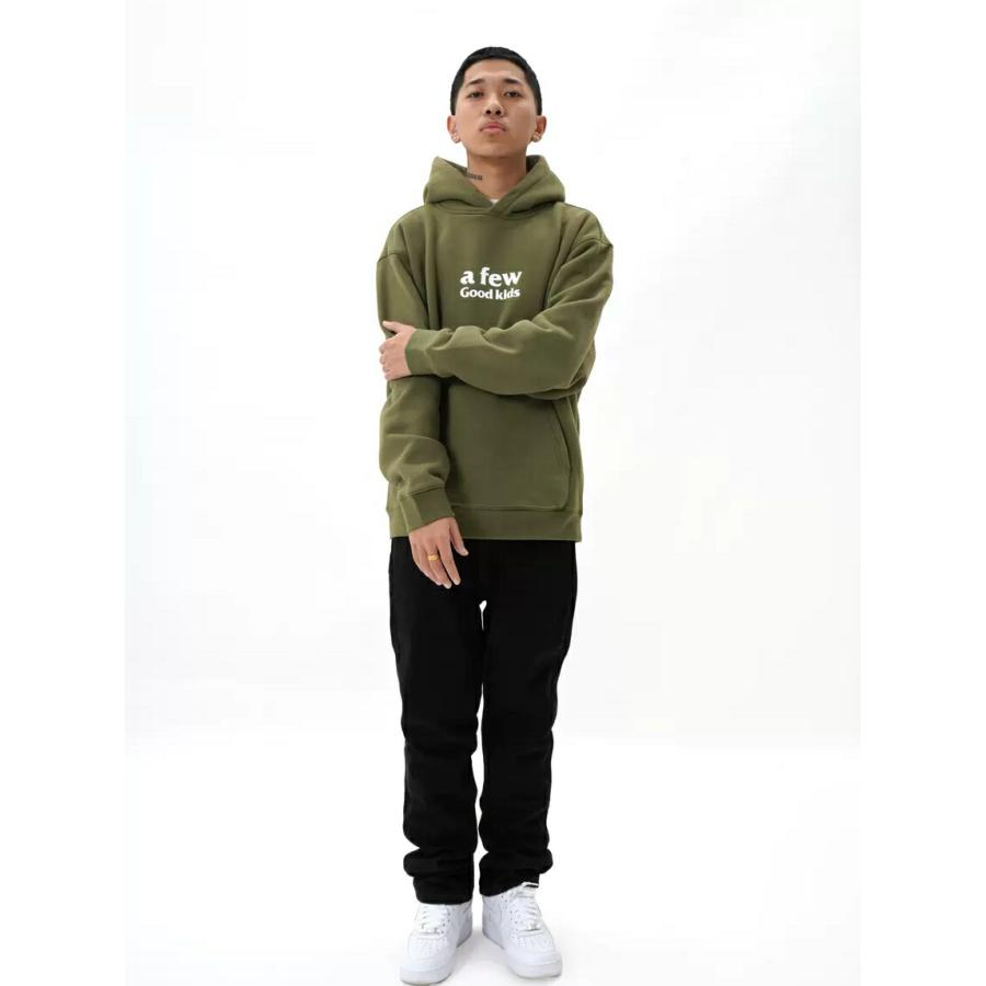 a few good kids 3Dサークルロゴ パーカー DONCARE AFGK カーキ 
