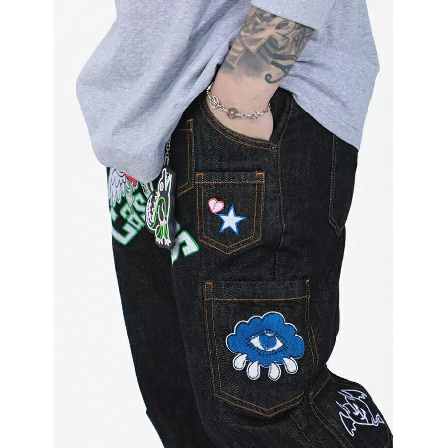 CASHRULES キャッシュルールズ Pocket Embroidery Pants デニム CASHRULES キャッシュルールズ Pocket Embroidery Pants デニム