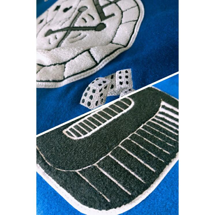 DONCARE ドンケア AFGK カジノ スタジャン ジャケット Varsity Jacket A FEW GOOD KIDS ストリートファッション ストリート ヒップホップ ラッパー |  | 03