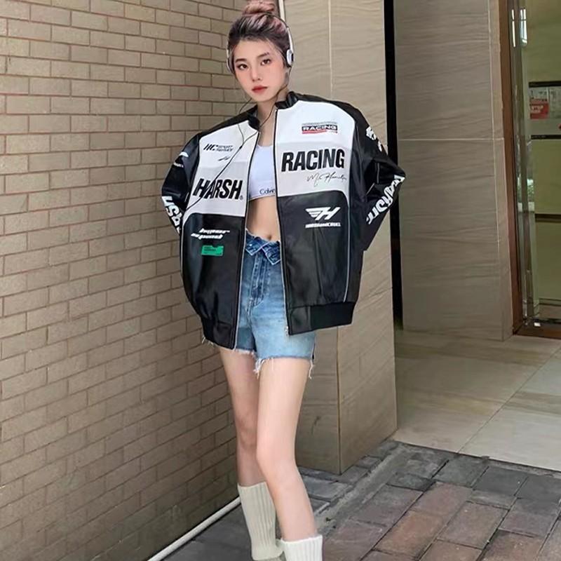 Harshandcruel レーシングジャケット HARSH AND CRUEL アメリカンモーターサイクル パッド入り