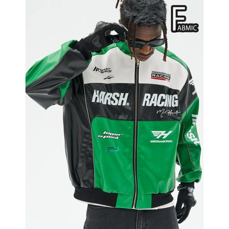 HARSH AND CRUEL ハーシュアンドクルーエル スタジャン レーシング ジャケット JACKET バイク バイカー ストリート ストリートファッション HARSH AND CRUEL ハーシュアンドクルーエル スタジャン レーシング ジャケット JACKET バイク バイカー ストリート ストリートファッション