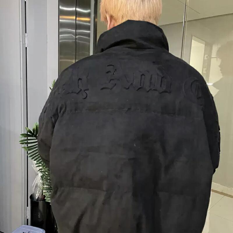 HARSH AND CRUEL 防寒 ダウンジャケット ダウン ジャケット JACKET エンボスロゴ ストリート ストリートファッション ハーシュアンドクルーエル_5