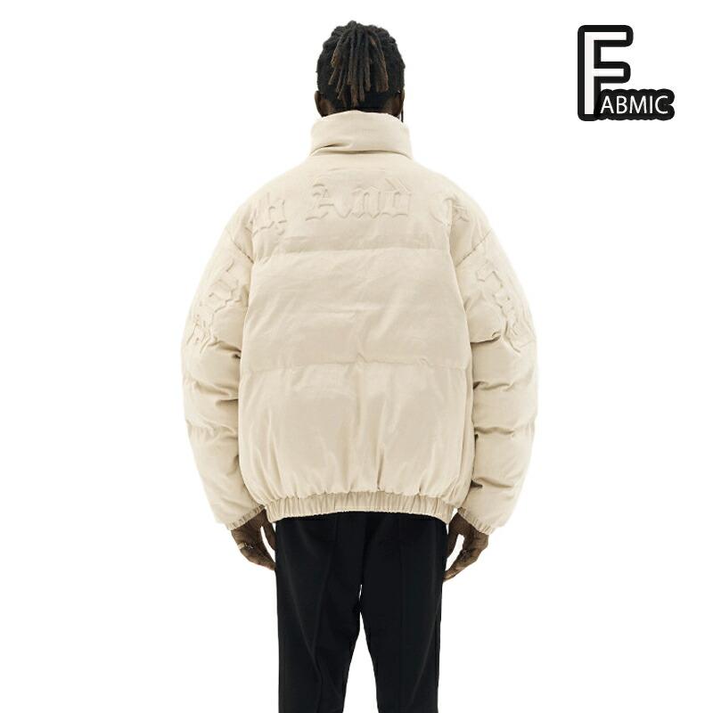 HARSH AND CRUEL 防寒 ダウンジャケット ダウン ジャケット JACKET エンボスロゴ ストリート ストリートファッション ハーシュアンドクルーエル_4