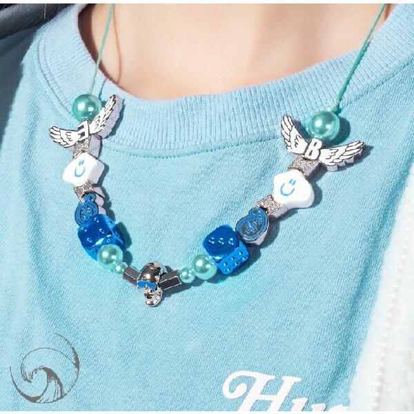 EVAE MOB × SALUTE BLACK LUX Cloud Angel Smiley Necklace エンジェル 