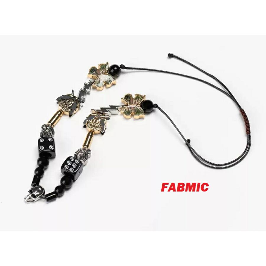 EVAE MOB × BLACK LUX ROARGUNS Skull Smiley Necklace スカル 