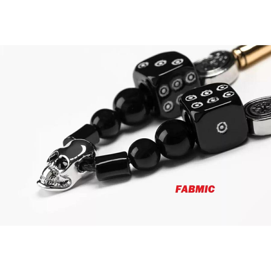 EVAE MOB × BLACK LUX ROARGUNS Skull Smiley Necklace スカル 