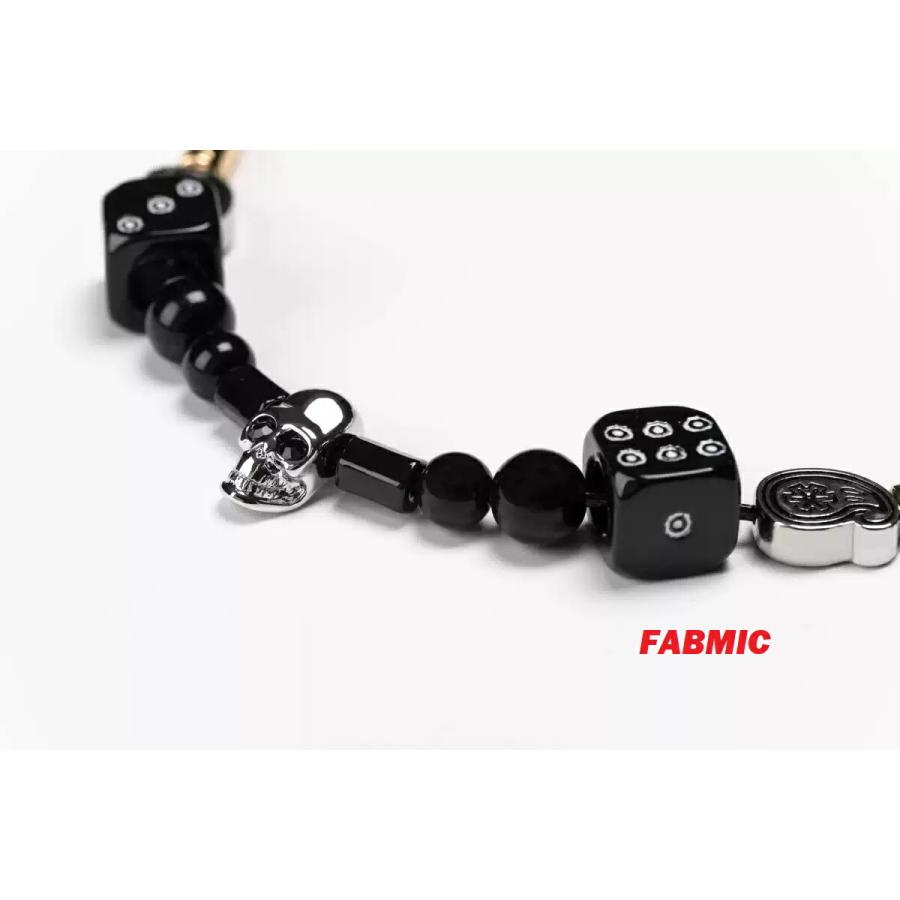 EVAE MOB × BLACK LUX ROARGUNS Skull Smiley Necklace スカル 