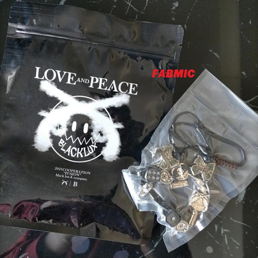 EVAE MOB × BLACK LUX ROARGUNS Skull Smiley Necklace スカル 