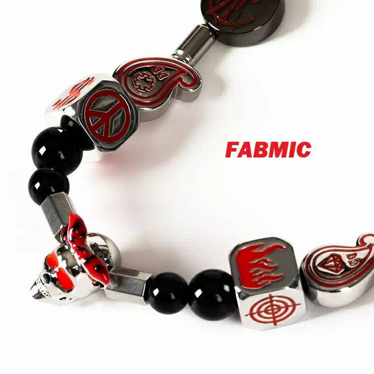EVAE mob  スカルネックレス EVAE MOB × ICE Angel Skull Smiley Necklace エンジェル スカル