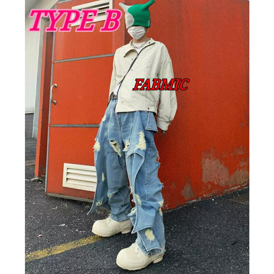 ラスト一点 PCCVISION ドラキュラ デニム パンツ ジーンズ 2タイプ ラスト一点 PCCVISION ドラキュラ デニム パンツ ジーンズ 2タイプ