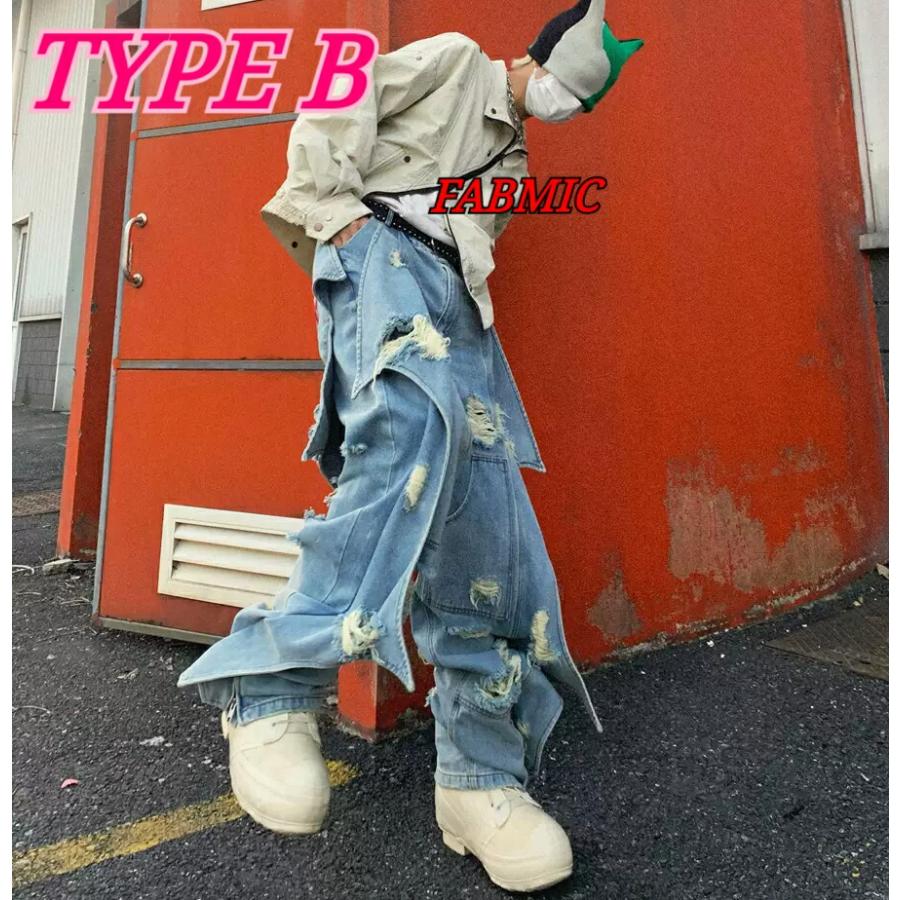 PCCVISION ピーシーシービジョン DRACULA BURST MODE DENIM PANTS