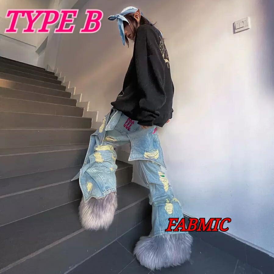 PCCVISION ピーシーシービジョン DRACULA BURST MODE DENIM PANTS