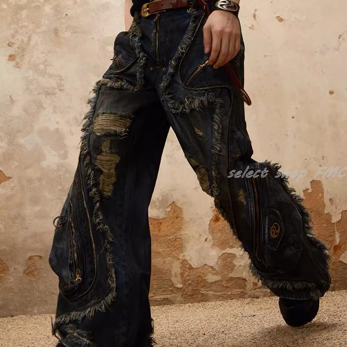 PERSONSOUL* 23FW Alians Dirty Jeans デニムパンツ デニム かっこいい 