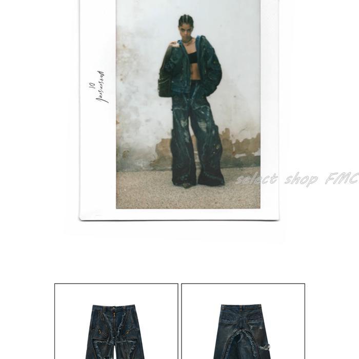 PERSONSOUL* 23FW Alians Dirty Jeans デニムパンツ デニム かっこいい