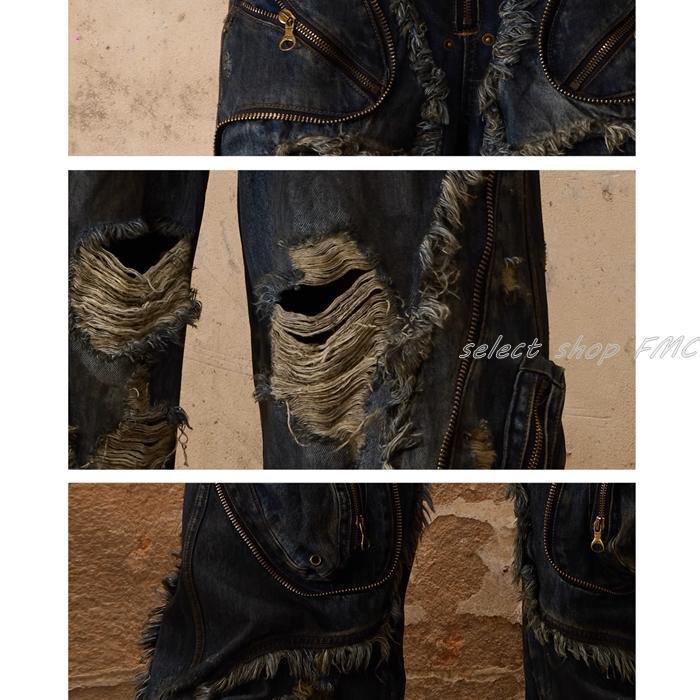 PERSONSOUL* 23FW Alians Dirty Jeans デニムパンツ デニム かっこいい