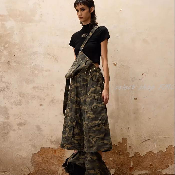 PERSONSOUL*23FW 3-in-1 Detachable Structure Camouflage Strap Cargo