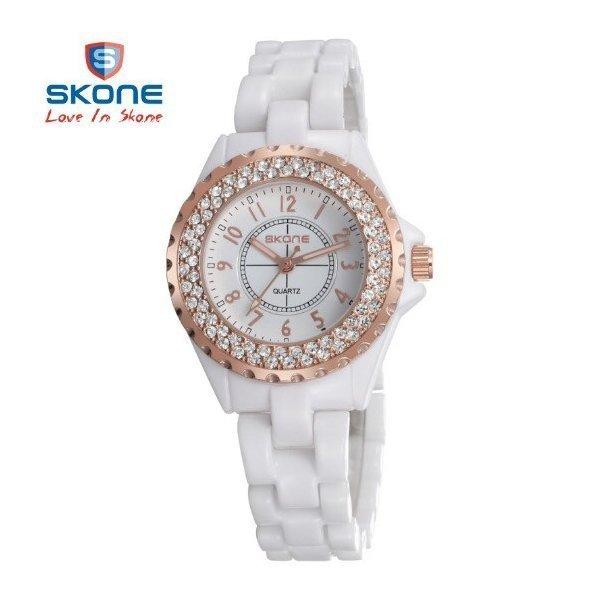 腕時計 レディース 時計 白 安い セラミック 白腕時計 防水 40代 30代 代 ランキング ブランド ホワイト Skone 7242 みっくんの腕時計 通販 Yahoo ショッピング