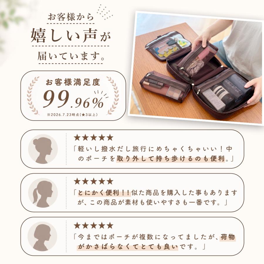 リニューアル】トラベルポーチ 吊り下げ 洗面用具 洗面ポーチ 旅行