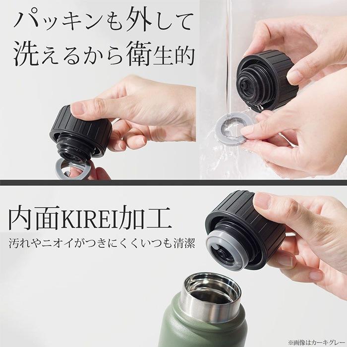 apide（アピデ） ステンレスボトル 水筒 500ml 炭酸OK ビール 炭酸飲料