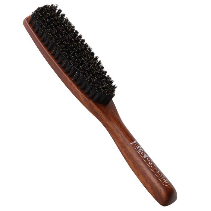 ブラウン　ヘアブラシ ベス工業 ヘアブラシ ブラシ 天然 豚毛 ヘアケア ヘア用品 セット用