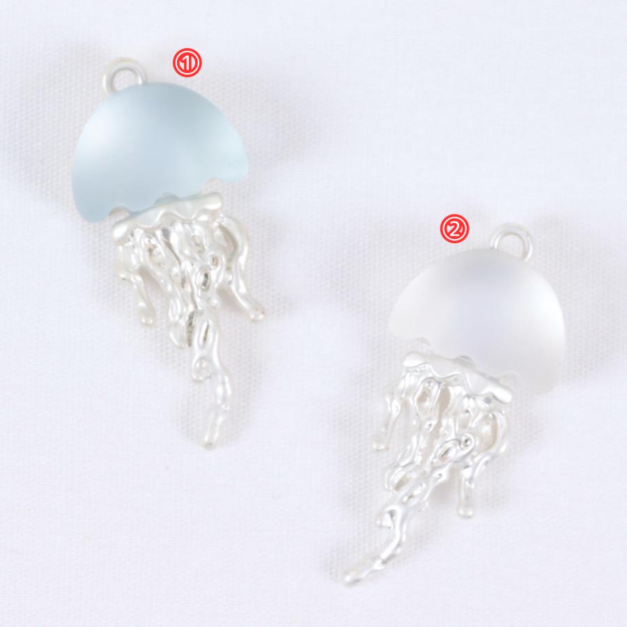 完売終了】パーツ クラゲ アクセサリーパーツ ハンドメイド 装飾 飾り