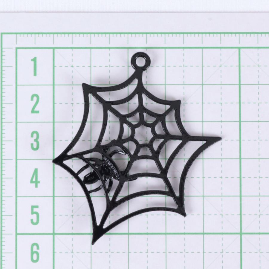 完売終了】パーツ 蜘蛛と蜘蛛の巣 アクセサリーパーツ ハンドメイド