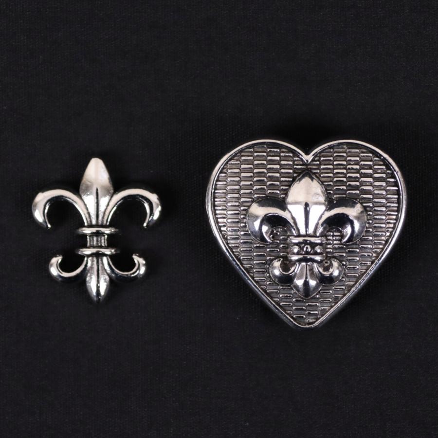 完売終了】パーツ フルール・ド・リス パーツ ユリの紋章 金属 装飾