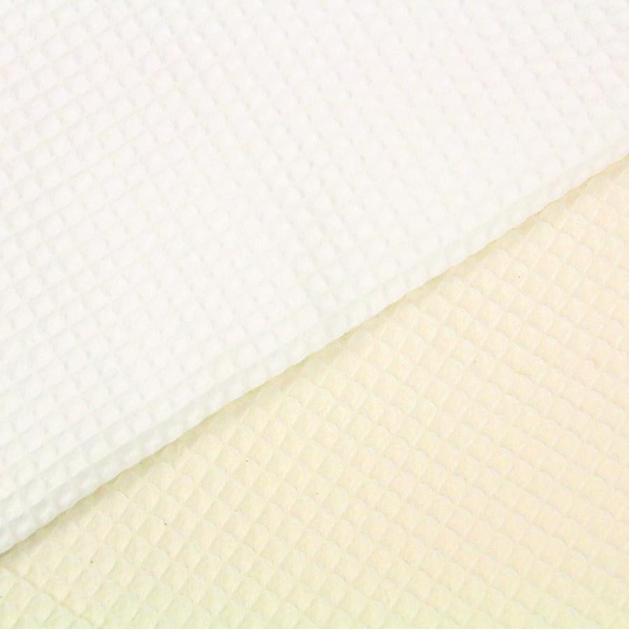 生地 50cm単位 6mm ワッフル 無地 Hk10 白色系 布 Zxt Muj Fabric House Iseki 通販 Yahoo ショッピング