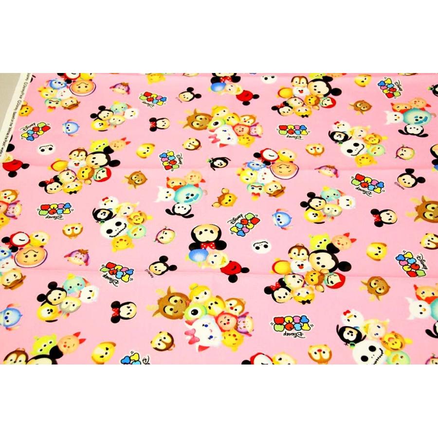 生地 キャラクター ハギレ 90cm 1m オックス ツムツム 総柄 ピンク 布 ディズニー G7065 B 値下げ品 Fabric House Iseki 通販 Yahoo ショッピング