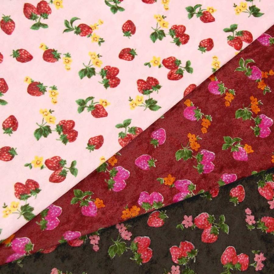 生地 1ｍ単位 ベロアニット いちご K77 9363 9 布 ベロア 値下げ品 1 17 Fabric House Iseki 通販 Yahoo ショッピング