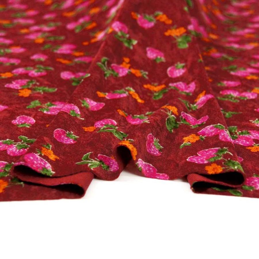 生地 1ｍ単位 ベロアニット いちご K77 9363 9 布 ベロア 値下げ品 1 17 Fabric House Iseki 通販 Yahoo ショッピング