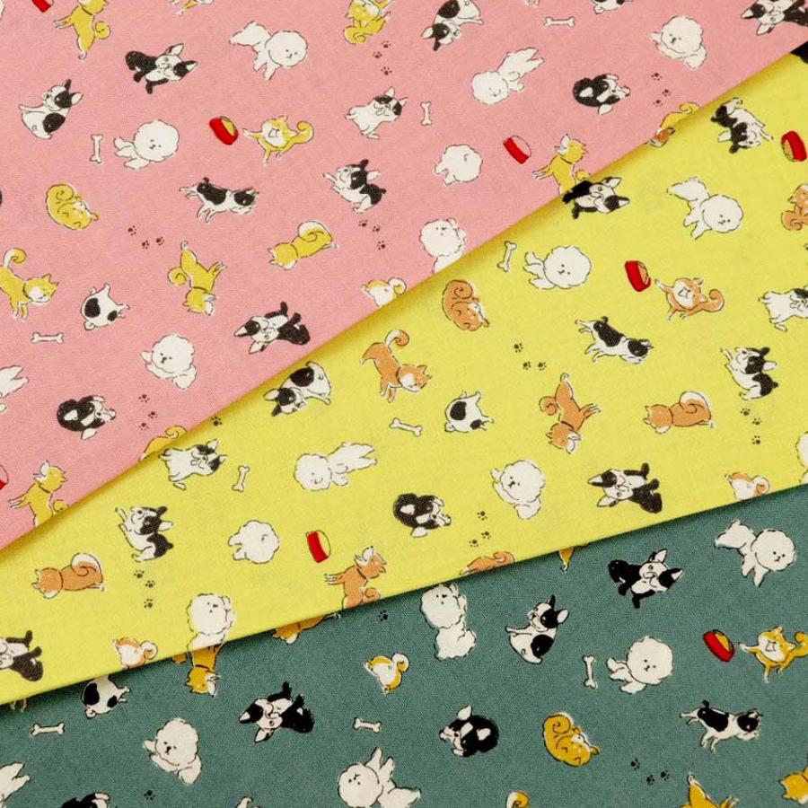 生地 50cm単位 シーチング ちび犬 Yka 4 布 犬柄 柴犬 フレンチブル ビションフリーゼ コッカ Trefle ちび プリ J Xqt 7e3 Fabric House Iseki 通販 Yahoo ショッピング