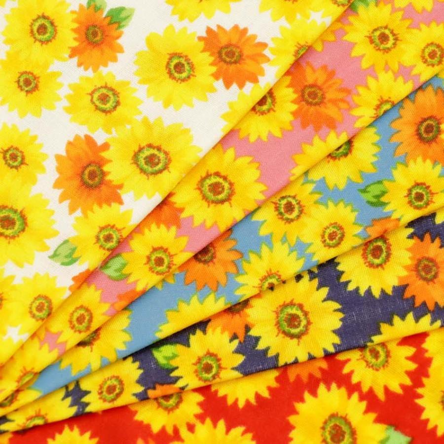 生地 1m単位 ダブルガーゼ 満開のヒマワリ Tm700 2 布 花柄 ひまわり Q Wxt Cstg Fabric House Iseki 通販 Yahoo ショッピング
