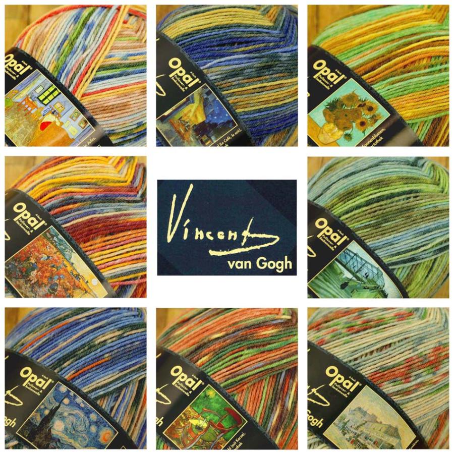 【完売終了】1玉単位 Opal毛糸 Vincent van Gogh 4-fach 中細タイプ オパール ソックヤーン ウォッシュウール_VBRE｜fabrichouseiseki｜04