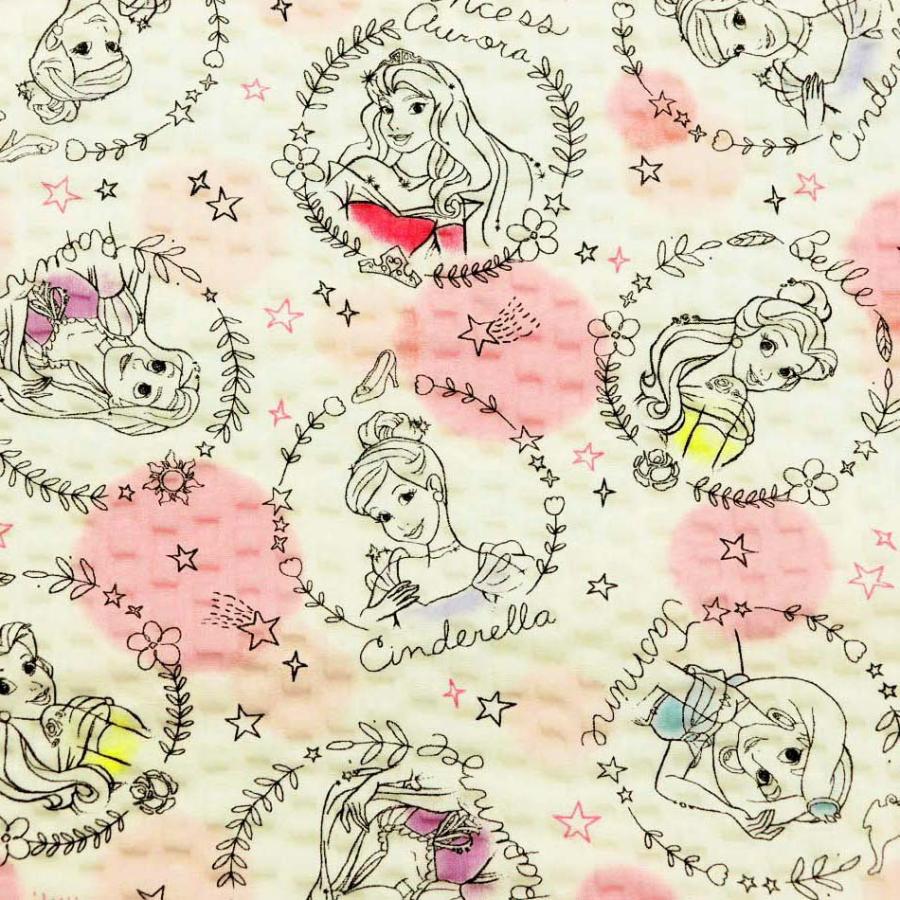 メルマガ掲載商品 生地 1ｍ単位 リップル ディズニープリンセス ホワイト地 ピンク G 7395 A 布 ディズニー 5pr Ytw Fabric House Iseki 通販 Yahoo ショッピング